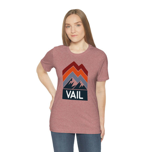 Vail, Colorado T-Shirt - Retro Mountain Unisex Vail Shirt