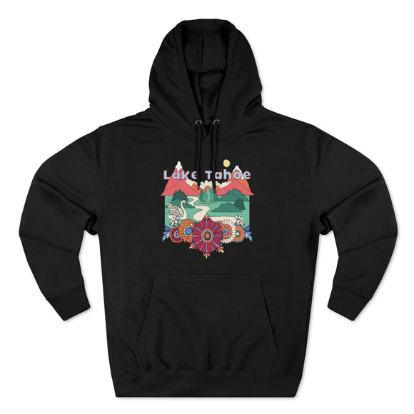 Premium Lake Tahoe, California Hoodie - Boho Unisex Sweatshirt