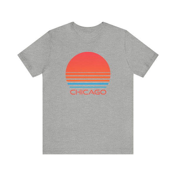 Chicago, Illinois T-Shirt - Retro 80s Unisex Chicago Shirt