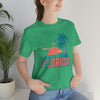 Florida T-Shirt - Retro Palm Tree & Beach Unisex Florida Shirt