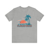 Flagler Beach, Florida T-Shirt - Retro Palm Tree & Beach Unisex Flagler Beach Shirt