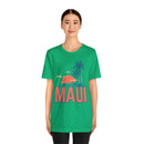 Maui, Hawaii T-Shirt - Retro Palm Tree & Beach Unisex Maui Shirt-39