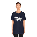 Maine T-Shirt - Hand Lettered Unisex Maine Shirt-19