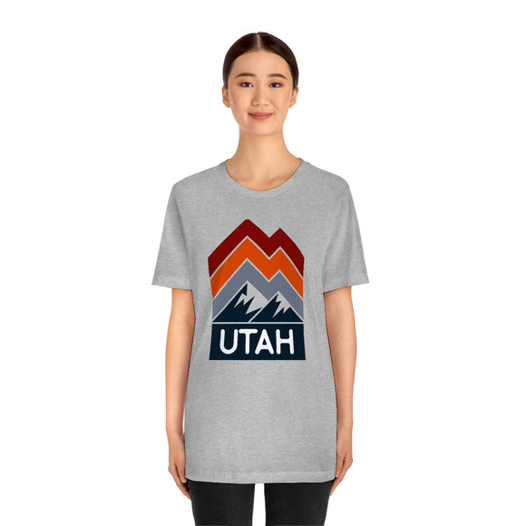 Utah T-Shirt - Retro Mountain Unisex Utah Shirt