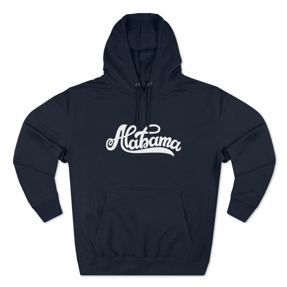 Premium Alabama Hoodie - Script Unisex Sweatshirt