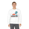 Mexico City, Mexico Sweatshirt - Unisex Retro Palm Tree Crewneck Mexico City Sweatshirt