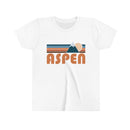 Aspen Youth T-Shirt - Retro Mountain Colorado Kid's TShirt-2