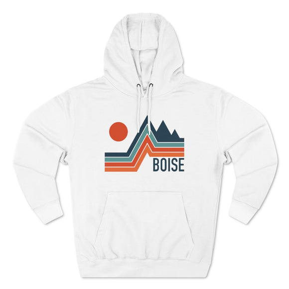 Premium Boise, Idaho Hoodie - Retro Unisex Sweatshirt