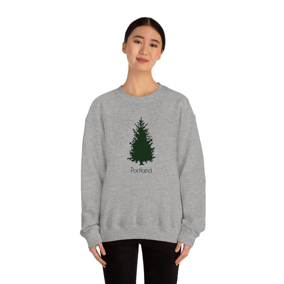 Portland, Oregon Sweatshirt - Tree Unisex