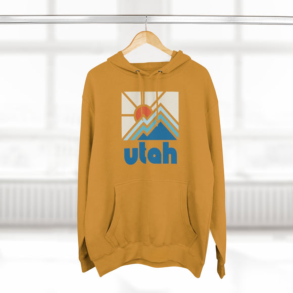 Premium Utah Hoodie - Min Mountain Unisex Sweatshirt