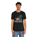 Cape Coral, Florida T-Shirt - Retro Palm Tree & Beach Unisex Cape Coral Shirt-16