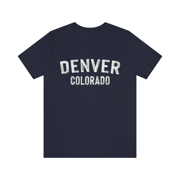 Denver, Colorado Shirt - Paint Text Unisex Denver T-Shirt