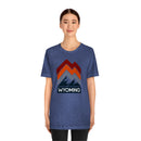 Wyoming T-Shirt - Retro Mountain Unisex Wyoming Shirt-47