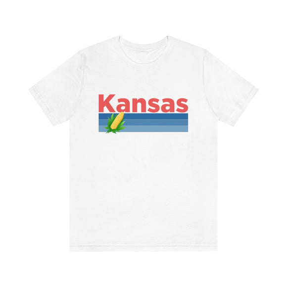 Kansas T-Shirt - Retro Corn Unisex Kansas Shirt