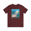 Myrtle Beach, South Carolina T-Shirt - Retro Palm Tree & Beach Unisex Myrtle Beach Shirt-97