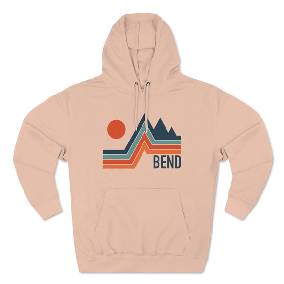 Premium Bend, Oregon Hoodie - Retro Unisex Sweatshirt