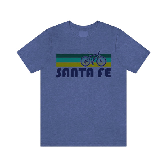 Santa Fe T-Shirt - Retro Mountain Bike Adult Unisex Santa Fe, New Mexico T Shirt
