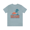 Miami, Florida T-Shirt - Retro Palm Tree & Beach Unisex Miami Shirt