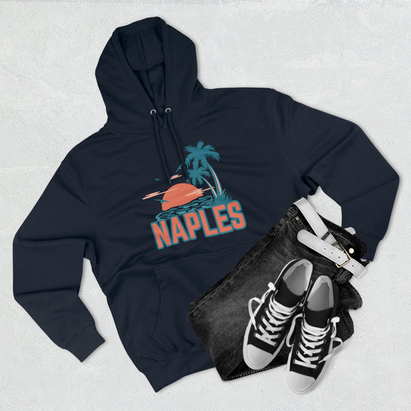 Premium Naples, Florida Hoodie - Palm Tree Unisex Sweatshirt