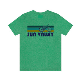 Sun Valley T-Shirt - Retro Mountain Bike Adult Unisex Sun Valley, Idaho T Shirt