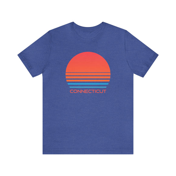 Connecticut T-Shirt - Retro 80s Unisex Connecticut Shirt