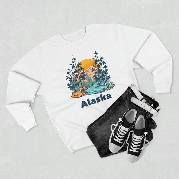 Copy of Premium Alaska Sweatshirt - Unisex Premium Crewneck Alaska Sweatshirt