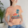 Carlsbad, California T-Shirt - Retro Palm Tree & Beach Unisex Carlsbad Shirt