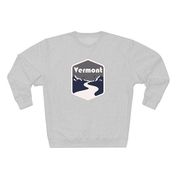 Premium Vermont Crewneck Sweatshirt - Retro Unisex Sweatshirt