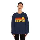 Nashville, Tennessee Sweatshirt - Retro Sunset Unisex-26