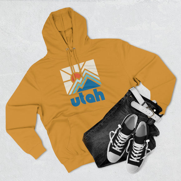 Premium Utah Hoodie - Min Mountain Unisex Sweatshirt