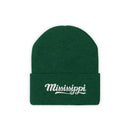 Mississippi Beanie - Adult Hand Lettered Embroidered Mississippi Knit Hat-5