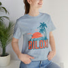 Biloxi, Mississippi T-Shirt - Retro Palm Tree & Beach Unisex Biloxi Shirt