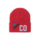 Copy of Colorado Beanie - Adult Embroidered Retro Sunset Colorado Knit Hat-33