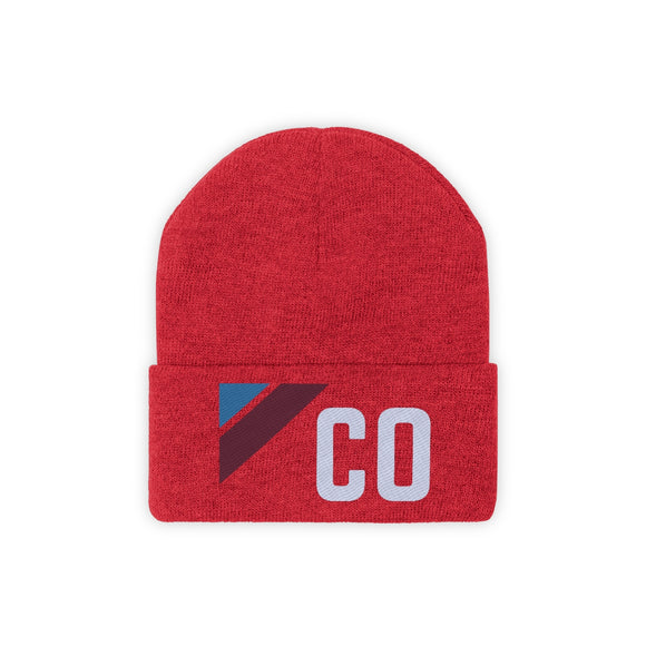 Copy of Colorado Beanie - Adult Embroidered Retro Sunset Colorado Knit Hat