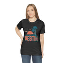 Destin, Florida T-Shirt - Retro Palm Tree & Beach Unisex Destin Shirt-53