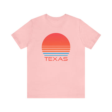 Buy pink Texas T-Shirt - Retro 80s Unisex Texas Shirt