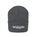 Washington Beanie - Adult Hand Lettered Embroidered Washington Knit Hat-6