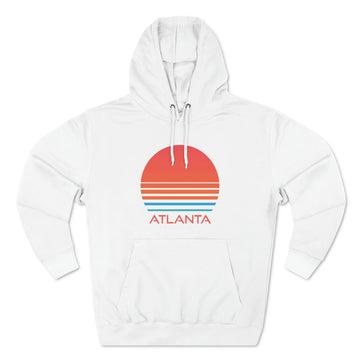 Premium Atlanta, Georgia Hoodie - Retro 80s Unisex Sweatshirt