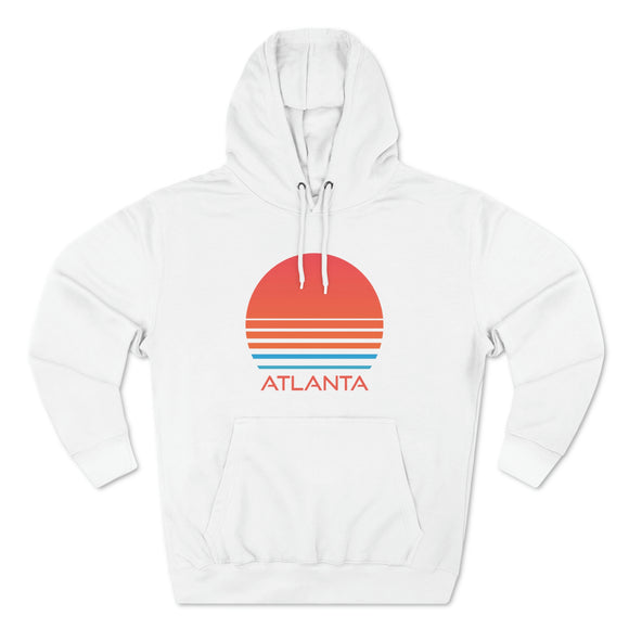 Premium Atlanta, Georgia Hoodie - Retro 80s Unisex Sweatshirt