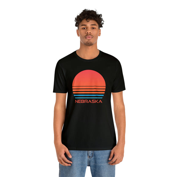 Nebraska T-Shirt - Retro 80s Unisex Nebraska Shirt