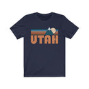 Utah T-Shirt - Retro Mountain Adult Unisex Utah T Shirt-7