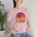 Florida T-Shirt - Retro Palm Tree Unisex Florida Shirt-63
