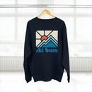 Premium Ski Bum Crewneck Sweatshirt - Retro Unisex Sweatshirt-3