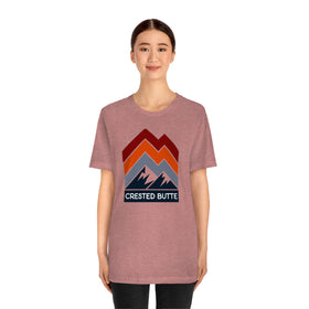 Crested Butte, Colorado T-Shirt - Retro Mountain Unisex Crested Butte Shirt