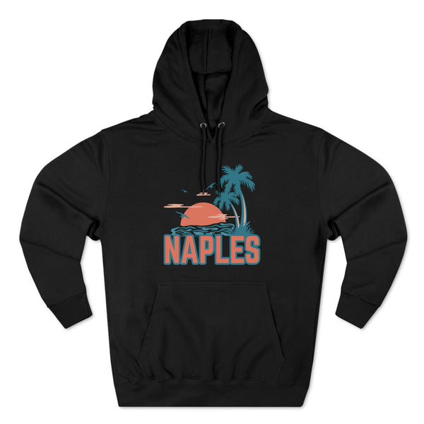 Premium Naples, Florida Hoodie - Palm Tree Unisex Sweatshirt
