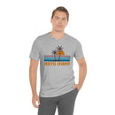 Jekyll Island, Georgia T-Shirt - Retro Palm Tree Unisex Jekyll Island Shirt-41