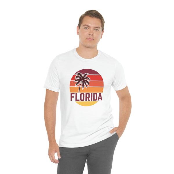Florida T-Shirt - Retro Palm Tree Unisex Florida Shirt