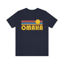 Omaha, Nebraska T-Shirt - Retro Sun Unisex Omaha T Shirt-13