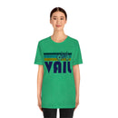 Vail T-Shirt - Retro Mountain Bike Adult Unisex Vail, Colorado T Shirt-2