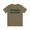 Winter Park T-Shirt - Retro Mountain Bike Adult Unisex Winter Park, Colorado T Shirt